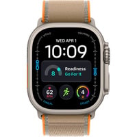 Apple Watch Ultra 4, Smartwatch Titan natur, 49 mm, Trail Loop Sand S/M, Cellular
