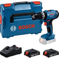 Bosch Professional Akku-Schlagbohrschrauber GSB 18V-25  Professional, 18Volt blau/schwarz, 2x Li-Ion Akku 2,0Ah, in L-BOXX