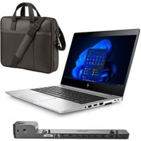 HP Elitebook 830 G5 Generalüberholt, Notebook silber, Intel® Core™ i5-7300U, Intel® HD Graphics 620, 8 GB DDR4, 256 GB (256 GB SSD), Windows 10 Pro 64-Bit, inkl Tasche und Dockingstation