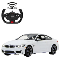 Jamara Deluxe Car Series - BMW M4 Coupe, RC weiß, Maßstab 1:14, 2,4 GHz