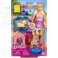 Mattel Barbie Hündchen Pool Party - Aloha Blonde, Puppe 