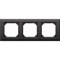 4011281895366 - Rahmen dreifach waagerecht und senkrecht Montage Typ 486314 aus Thermoplast matt 4011281895366 - Rahmen dreifach waagerecht und senkrecht Montage Typ 486314 aus Thermoplast matt