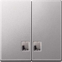 Merten Wippe Symbol Fenster für Serien- und Doppeltaster-Einsatz aluminium, Retail