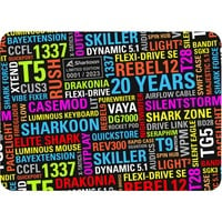 Sharkoon 20 Years Limited Edition Mouse Mat, Gaming-Mauspad mehrfarbig