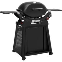 Weber Gasgrill Q 2800N+ mit Premium-Rollwagen schwarz, 5,28 kW, mit Seitentischen