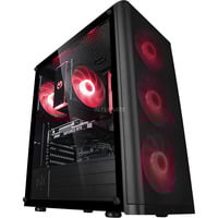 ALTERNATE Custom PC Series • Red Hero Essentials Gaming-PC schwarz/transparent, ohne Betriebssystem