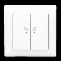Busch-Jaeger LED-Dimmer flexibel Set Wireless weiß, Retail