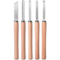 EINHELL Drechselbeitel-Satz, 5-teilig, Stechbeitel holz, für Drechselmaschinen