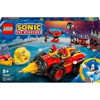 LEGO 76999 Sonic the Hedgehog Super Sonic vs. Egg Drillster, Konstruktionsspielzeug 