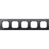 Merten Rahmen Glas 5-fach waagerecht und senkrecht Retail