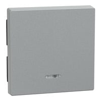 Merten Wippe Kontrollfenster Aluminium für Schalter- und Taster-Einsatz, Typ 431060 aluminium, Retail