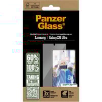 PanzerGlass Displayschutz Ultra-Wide Fit, Schutzfolie transparent, Samsung Galaxy S25 Ultra, EasyAligner