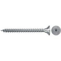 fischer Spanplattenschraube ClassicFast II 4,0x35 Senkkopf TX 1000 Stück, mit Vollgewinde, verzinkt