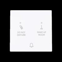 0 Klingeltaster Do Not Disturb Make Up Room Flureinheit 24 Volt weiß, Retail