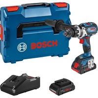Bosch Akku-Schlagbohrschrauber GSB 18V-110 C Professional, 18Volt blau/schwarz, 2x Akku ProCORE18V 4,0Ah, Bluetooth Modul, L-BOXX