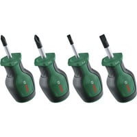 Bosch Kurzschraubendreher Set, 4tlg. grün/schwarz, 4-teilig