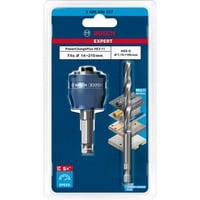 Bosch Professional EXPERT Power Change Plus Adapter, Hex 11mm blau, 2-teilig, mit HSS-G Zentrierbohrer Ø 7,15mm x105mm