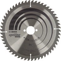 Bosch Professional PRO Wood Kreissägeblatt, Ø 216mm, 54Z Bohrung 30mm, für Tischkreissägen