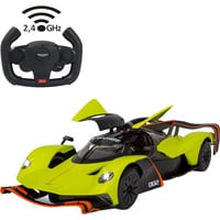 Jamara Deluxe Car Series - Aston Martin Valkyrie AMR Pro, RC grün, Maßstab 1:14, 2,4 GHz