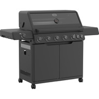 RÖSLE Gasgrill ALLFLAME Hero 6 schwarz, 800° Primezone, Backburner, Vario+ Grillrostsystem