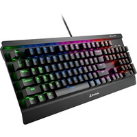 Sharkoon SKILLER SGK3, Gaming-Tastatur schwarz, US-Layout, Kailh Brown