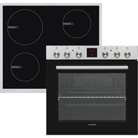 Telefunken B-HS-75-I-I, Herdset schwarz/edelstahl