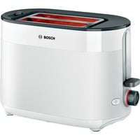 Bosch Home Kompakt-Toaster MyMoment TAT2M121 weiß, 950 Watt, für 2 Scheiben Toast