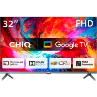 CHiQ L32M8TG, LED-Fernseher 80 cm (32 Zoll), silber/schwarz, FullHD, Triple Tuner, SmartTV, Chromecast built-in