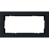 Gira Abdeckrahmen 2-fach schwarz, Retail