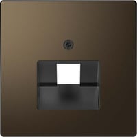 Merten Zentralplatte einefach für UAE-Einsatz aus Metall, Abdeckung bronze, Retail