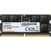 ADATA SO-DIMM 8 GB DDR5-5600  , Arbeitsspeicher schwarz, AD5S56008G-S, Premier Tray