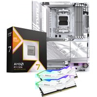 ALTERNATE AMD Upgrade Ryzen™ 7 9800X3D + B850 ELITE ICE + 32GB 6000-30 RGB, PC-Aufrüstkit 