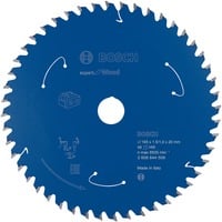 Bosch Professional EXPERT Wood Kreissägeblatt, Ø 165mm, 48Z Bohrung 20mm, für Akku-Handkreissägen