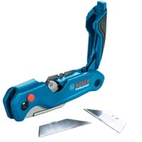 Bosch Professional Universal-Klappmesser Professional, Teppichmesser blau, für Trapez-Klingen