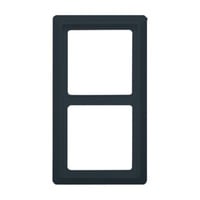 Busch-Jaeger Rahmen zwei-fach Unterputzmontage Allwetter 44 Schutzart IP44 glänzend Kunststoff anthrazit, Retail