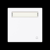 Busch-Jaeger Wippe mit Beschriftungsfeld mit Symbol Klingel weiß, Retail