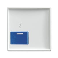 Busch-Jaeger Zentralscheibe alpin, Abdeckung weiß, Retail