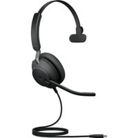 Jabra Evolve2 40 SE, Headset schwarz, Mono, USB-C, MS