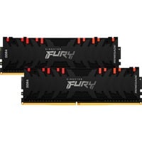 Kingston FURY DIMM 16 GB DDR4-3600 (2x 8 GB) Dual-Kit, Arbeitsspeicher schwarz, KF436C16RBAK2/16, Renegade RGB, INTEL XMP