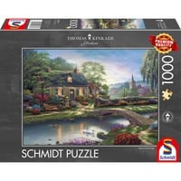 Schmidt Spiele Thomas Kinkade Studios: Stoney Creek Cottage, Puzzle 1000 Teile