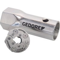 GEDORE Gewinderückform-Werkzeug für Radbolzen (M12x1,5) KL-0173-612 A, 2-teilig, Gewinde-Reparatur Mit Rohrsteckschlüssel SW 41, für Gewinde M12x1,5
