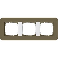 Gira Abdeckrahmen drei fach braun, Retail