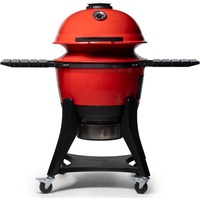 Kamado Joe Kettle Joe, Holzkohlegrill rot/schwarz, Ø 57cm