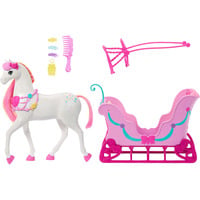 Mattel Nussknacker Schlitten mit Pferd 