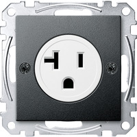 Merten Steckdosen Einsatz anthrazit, Retail