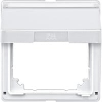 Merten Zwischenring Aquadesign mit Klappdeckel und Beschriftungsfeld, Abdeckung weiß, Retail