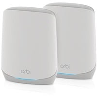 Netgear Orbi WiFi6 Tri-Band Mesh System 2er Set, Mesh Router weiß