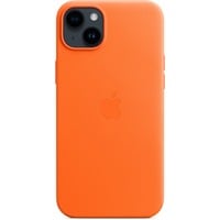 Apple Leder Case mit MagSafe, Handyhülle orange, iPhone 14 Plus