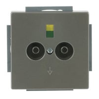 Busch-Jaeger Potentialausgleich Einsatzdose 2-fach Unterputz edelstahl, Retail