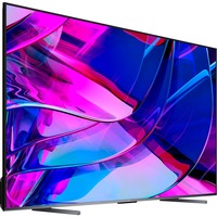 Hisense 55E77KQ, LED-Fernseher 139 cm (55 Zoll), schwarz, UltraHD/4K, Triple Tuner, HDR10, WLAN, LAN, Bluetooth